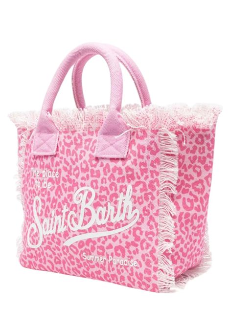 Borsa Media in canvas SAINT BARTH | COL0001 COLETTE03479L PASTEL LEOPARD 21